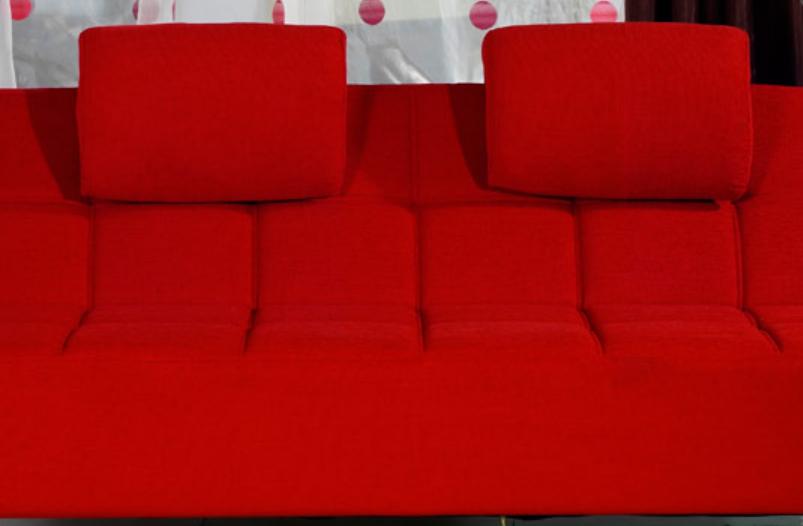 Un Modo Moderno Per Chiamare Il Soggiorno SOFA DIVANO LETTO RECLINABILE SALOTTO ECOPELLE ROSSO 3 POSTI SOGGIORNO